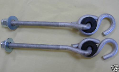 Swing Hanger - Bolt Thread - Pair (for 4x4 Beam)