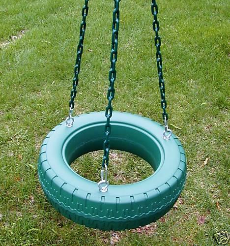 Tire Swing - Plastic w/ Chains