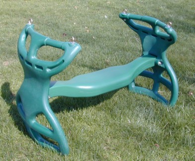 Glider Swing-Seat and Handles-(no chains or rope)