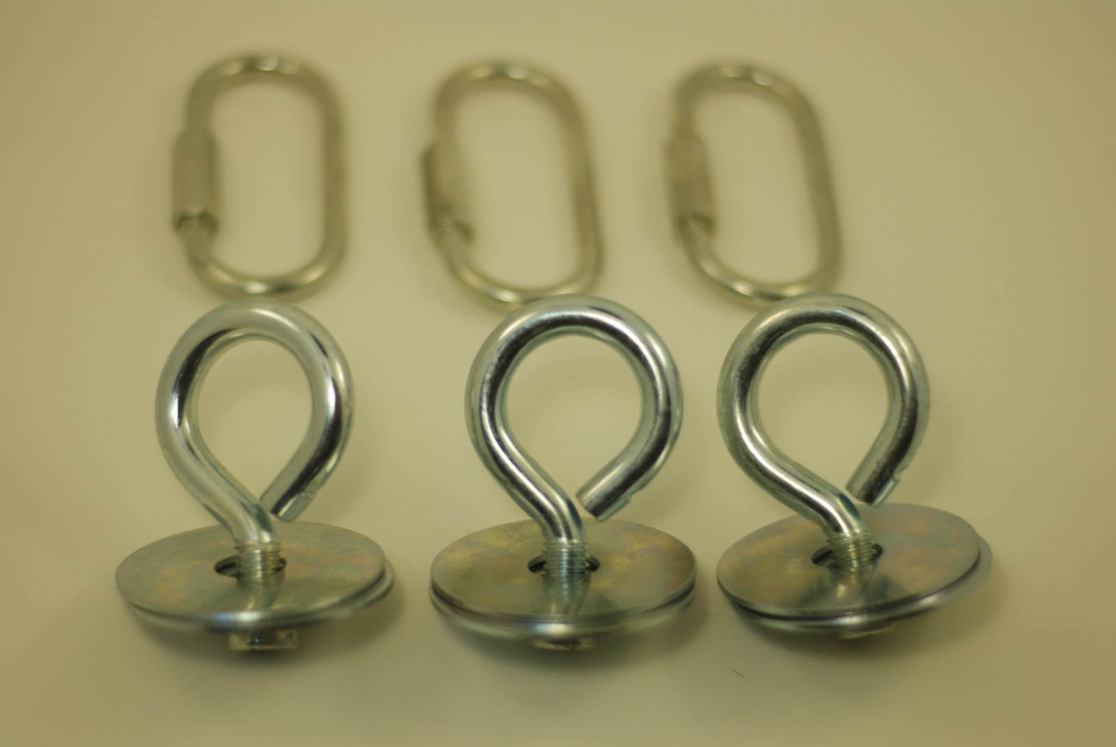 Zinc Plated Tire Swing Eye Bolt Set (Set of 3)